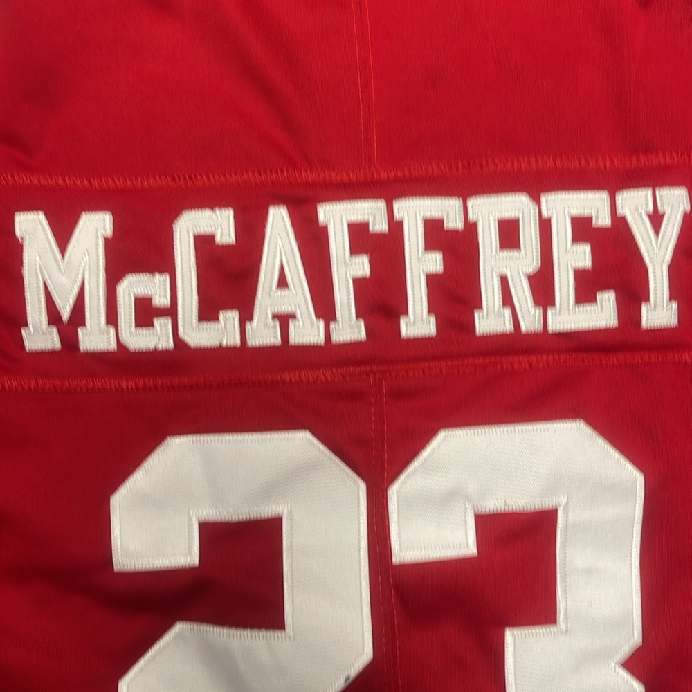 NIKE NFL San Francisco 49ers Christian McCaffrey
Men's Game Football Jersey XXXL - Picture 8 of 9